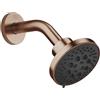 Dornbracht Lissé set soffione doccia, per la Svizzera, 3 tipi di getto, 28505979-42, Lissé; Meta; Tara.; VAIA; Universal bronzo spazzolato [Rubinetteria Bagno > Soffioni Doccia]
