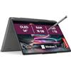 Lenovo Yoga 7 (2 in 1) Notebook Touch 14" OLED WUXGA (1920x1200), AMD Ryzen 7 8840HS, RAM 16GB, 1TB SSD, Scocca in alluminio, WiFi 6E - Grey, Pen