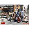 MiniArt 38055 1:35 - Trattore agricolo con allegato. (2) - Kit di costruzione in plastica, trattore, kit 1:35, modellismo