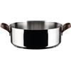 Alessi Casseruola Bassa 2 Manici Edo D28 cm in Acciaio