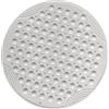 VSUSN Tappeto Doccia Antiscivolo Rotondo Tappetino da Bagno Antiscivolo con ventose Antiscivolo Doccia Tappeto Lavabile Macchina,Bianco