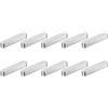 QUARKZMAN 10pz Chiave a Piuma Estremità Rotonda, 6x6x35mm Chiavette Elastiche Acciaio Inossidabile Professionale Chiavetta Parallela per Albero Trasmissione per Industria Meccanica Fissaggi