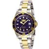 Invicta Pro Diver Orologio da in acciaio inossidabile con movimento Quarzo - 37mm, Bicolore / Blu