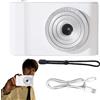 Generic Videocamera Con Messa A Fuoco Automatica, Fotocamera Digitale 4K, Videocamera Ultra HD Da 4400 W Con Messa A Fuoco Automatica Per, Fotocamera Compatta Con Zoom Digitale 8x E Funzione Anti-shak