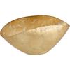 BigBuy Home Ciotola dorata in vetro 38 x 20 cm