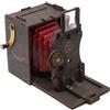 JollyLook Pinhole SQUARE Fotocamera a pellicola istantanea (montata), colore marrone