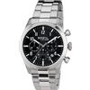 Breil Orologio UOMO CLASSIC ELEGANCE quadrante MONO-COLORE NERO movimento CRONOGRAFO QUARZO e BRACCIALE ACCIAIO ARGENTO EW0227