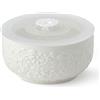 Hervit contenitore con roselline in porcellana 13x7cm