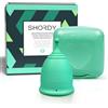 SHORDY Coppetta mestruale, confezione singola (piccola) con scatola, morbida e flessibile, kit mestruale Copa per le donne | Fino a 12 ore di comfort, alternativa ecologica e più sicura a assorbenti e