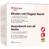 Redcare Fem Assorbenti con ali notte 10 pz