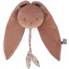 KALOO Coniglio musicale nomade in terracotta, Morbido peluche Lapinoo per calmare il bambino, Pratico da trasportare, Peluche musicale, Compagno di coccole, Regalo per la nascita