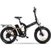 Argento Bimax Xl E-Bike Fat 20" Motore Bafang 500W 48V 12.8Ah Aut.Fino A 80Km