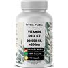XTRA FUEL | Vitamina D3 + K2 - 20.000 UI + 200 mcg MK-7 92 g Capsule