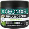 GEOMAR | Thalasso Scrub Corpo Purificante, Con Sale Marino, Sale di Epsom, Olio di Moringa ed estratti di Carbone e Matcha Tea, 95% di Origine Naturale, Made in Italy, 600 g