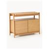 Westwing Collection Cassettiera in legno Libby - Marrone