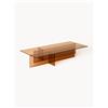Westwing Collection Tavolino da salotto grande in vetro Anouk -