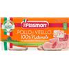 Plasmon Omogeneizzato Di Carne Vitello E Pollo 2x80 g +6m