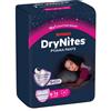 Huggies Drynites Mutandine Assorbenti Ragazze 8-13 Anni 9 Pezzi