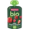 Plasmon Bio Pouch Mela Fragola Lampone 100G