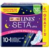Lines Seta Ultra Assorbenti Notte Cp 10+1 Pezzi