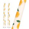 Talking Tables 2 x Candele Affusolate Design Limone Centrotavola per Feste, Idea Regalo, Decorazioni Estive, Non Profumate, Lunga Durata, 23cm