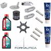 KIT TAGLIANDO PER MOTORE FUORIBORDO YAMAHA SELVA F40 F50 F60 4 TEMPI CON ANODI