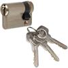 Yale YC500+ Mezzo Cilindro di Serratura 30x10 mm, Finitura Nichelata, Sicurezza per Porta Interna, Modello Compatto, Installazione Facile