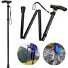 Bastone Da Passeggio Pieghevole in Alluminio Regolabile 84-93 Cm Bastone per Anz