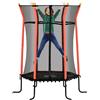 DecHome Tappeto Elastico Bambini Ingresso a Cerniera ø163.5x190 cm Rosso U6422RD DecHome
