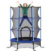 DecHome Trampolino Elastico Bambini 3-10 Anni con Rete di Sicurezza Blu U6362BU DecHome