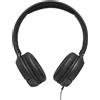 JBL T500BLK CUFFIA PADIGLIONE MICROFONO NERO