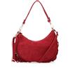 Le Corone Bags Borsa a mano Lunetta 70 in pelle con frange