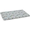 MISOKO&CO. MISOKO TAPPETINO LAVABILE BLU CON API, 80x140 cm - 2 PZ
