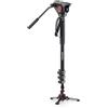 Manfrotto Monopiede Video XPRO+ con Testa Video e Base Fluida MVMXPRO500