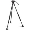 Manfrotto Testa Video Fluida 504X con Treppiede Tubo Singolo 635 Fast