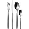 Guzzini My Fusion Set 24 Posate, 16.8 x 7.5 x 25.5 cm, Grigio (Grey)