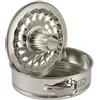 ZENKER Mini tortiera apribile a 2 fondi Ø15cm in Acciaio stagnato (colore: argento), quantità: 1 pezzo.