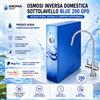 Osmosi Inversa Diretta Blue 200 GPD 1 Via Sotto Lavello