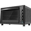 Cecotec Forno Convezione da tavolo da 60 litri Bake&Toast 6090 Black Gyro. 2200 W, luce interna, 12 funzioni, temperatura fino a 230°, porta a doppio vetro, include Rustitore girevole