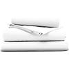 Completo lenzuola francese bianco in cotone