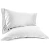 Coppia di federe bianco satin