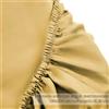 Lenzuolo matrimoniale senape sotto con angoli satin