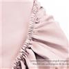 Lenzuolo singolo rosa sotto con angoli satin