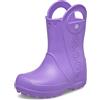 Crocs Handle It Rain Boot T, Stivali Unisex - Bambini e Ragazzi, Giallo, 24/25 EU