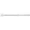 Ridder 552010-350 Bastone 110-185 cm, diametro 25 mm, colore: Bianco