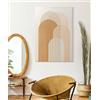Dmora - Quadro Borore, Dipinto da parete, Pannello ornamentale, Accessorio decorativo, 80 x 3 h120 cm, Multicolore