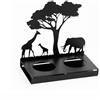duozoanz Candelabro Porta Candele Porta Candele da Tavolo,Portacandele Decorativo per Ambienti Portacandele in Metallo Fatti a Mano Adatto alla Decorazione di Ambienti Dimensione 12 * 12 * 6.8CM