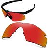 AOZAN ANSI Z87.1 - Lenti di ricambio compatibili con Oakley Si M Frame 2.0 Elettrico Cremisi Polarizzato Taglia unica
