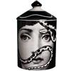 FimGlk Lina Cavalieri - Barattolo in ceramica per aromaterapia, portapenne, mini vaso, vassoio porta candela, bottiglie decorative per la casa, Decora (A6)