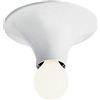 Artemide- Teti lampada da parete / soffitto in policarbonato in bianco. Fatto in Italia (A048120)